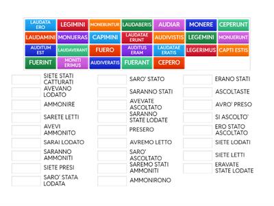 Test verbi latini indicativo
