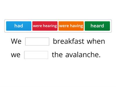 Past Simple vs. Past Continuous