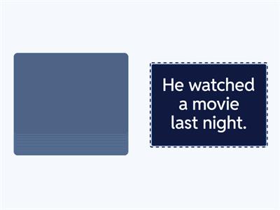 Make negative sentences with past simple