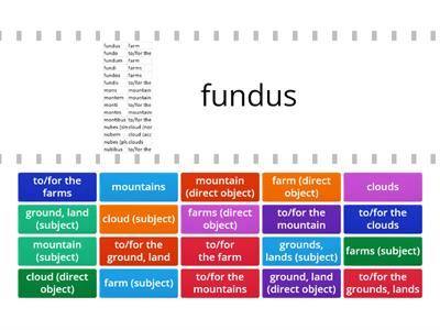 Stage 12 Nouns Part 2