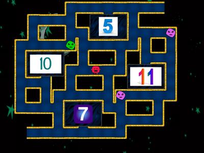 Pacman numeros 1-10