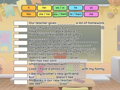  Subject & Object Pronouns