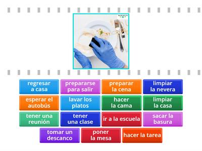 Daily Routine Verbs in Spanish