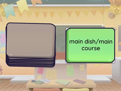 Restaurant vocabulary