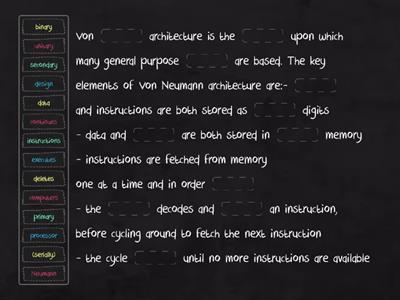 Von Neumann architecture