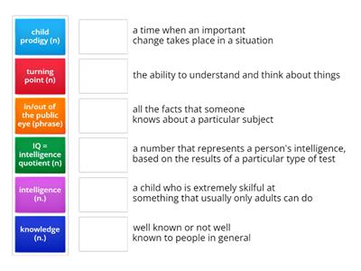 Language Hub 7.3 Listening Vocabulary