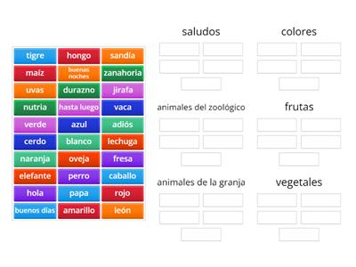 8th Grade Spanish Review