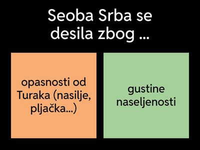 Seoba Srba. Сеоба Срба