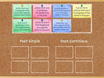 Past Simple, Past Continious