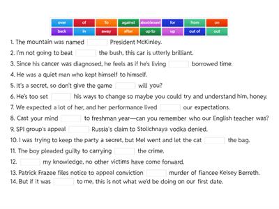 Mid-course revision prepositions 