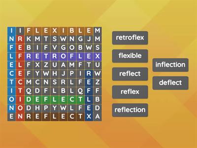 Latin Root flect, flex = bend