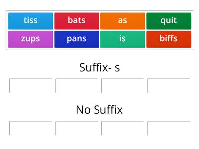 Suffix or no Suffix