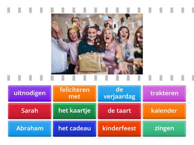 Verjaardag vocabulaire