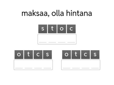 Epäsäännölliset verbit kaikki