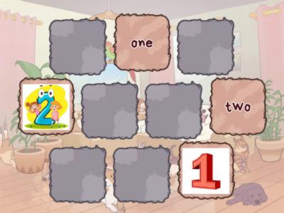 Numbers 1-5 (memory game)