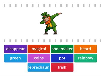 St Patrick's Day easy vocab