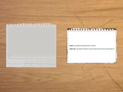 Role play - polite requests