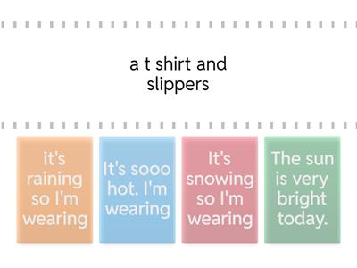 WEATHER AN CLOTHES FUONDATIONS UNIT 9