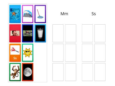 Letter Sound Sort M & S 