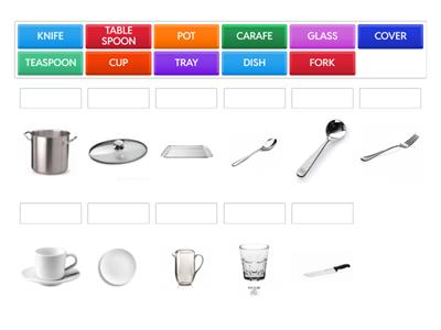 UTENSILI CUCINA IN INGLESE