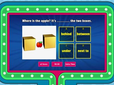 prepositions of place