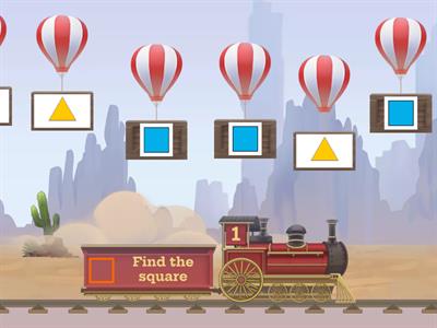 2D Shapes - Balloon Pop