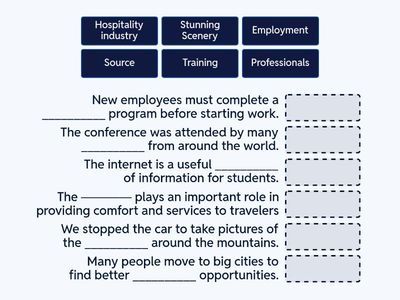 Vocabulary theme three