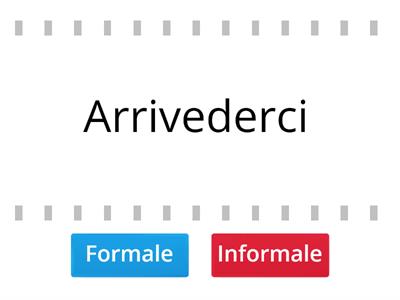 Formale o informale?