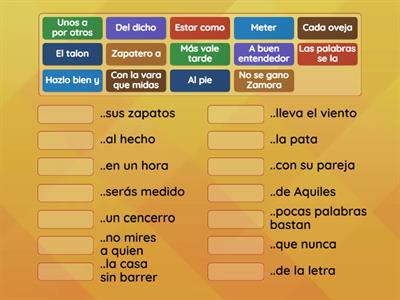 ESO frases hechas, idiomas