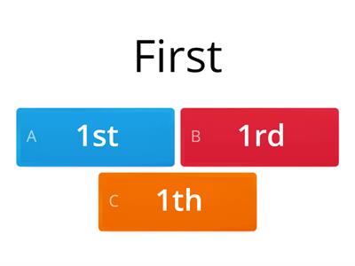 Ordinal Numbers