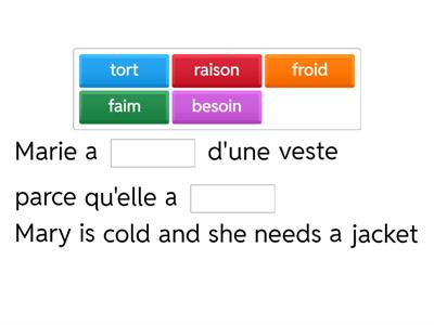 Expressions avec avoir