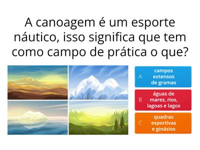 Quiz sobre canoagem - Julia Pereira