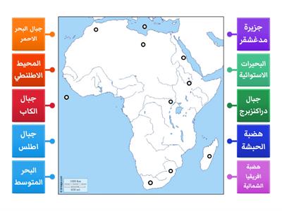 تضاريس قارة افريقيا 