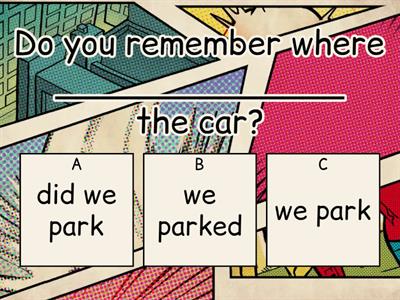 Question forms - PRE FCE