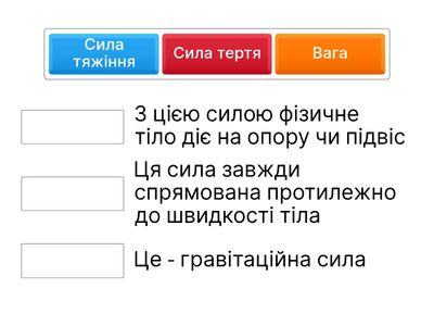 Вправа Сили