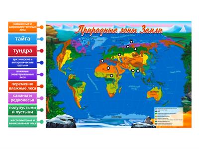 природные зоны мира 