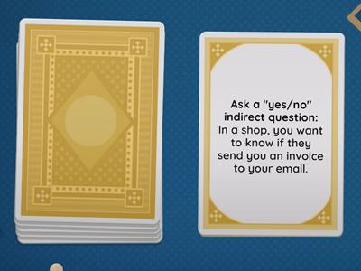 Direct & indirect questions practice