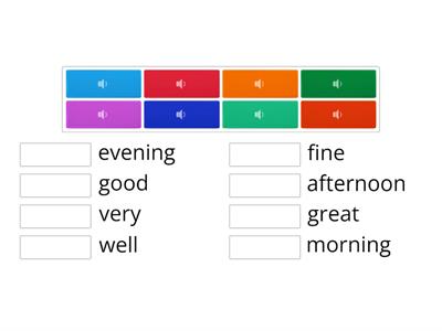 G4L1 How are you listening Vocabulary