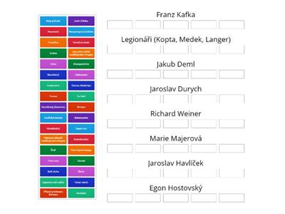 Autoři a díla z české literatury 1. pol. 20. stol. – komplexní 02