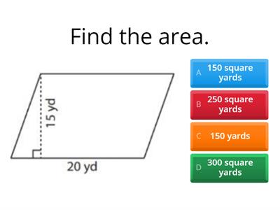 Area of Parallelograms, Triangles, and Composite Figures