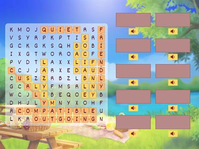 American English File Pre-Intermediate. File 1. Word search 