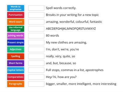 Entry 2 writing checklist - Task 3