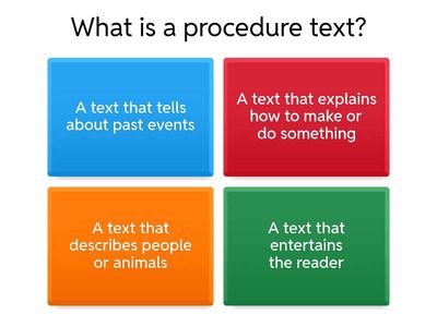 Procedure Text seventh Grade