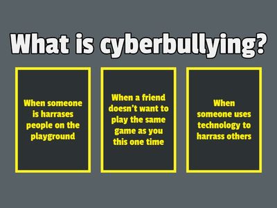Cyberbulling Busters Quiz