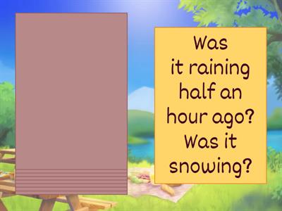  Past Continuous speaking