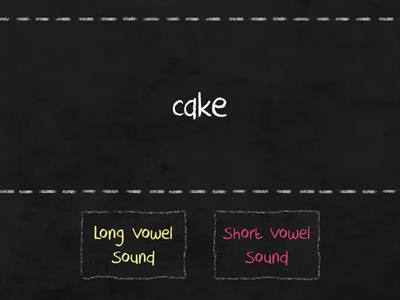 Plenary -Long or Short Vowel Sound