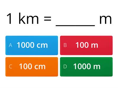 Length Quiz 2nd Class