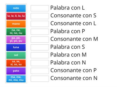 Repaso Lúdico de Consonantes