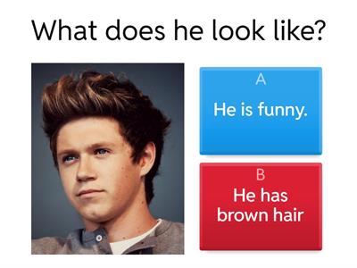 What does he look like/ What is he like