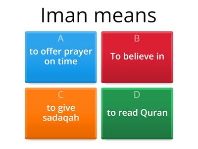 Iman (Faith)